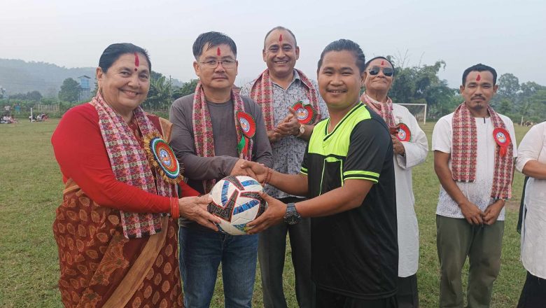 बेल्टारमा आजदेखी शुरु भएको खसी कपको उद्घाट्न खेलमा समाबेशी टिम विजयी ।