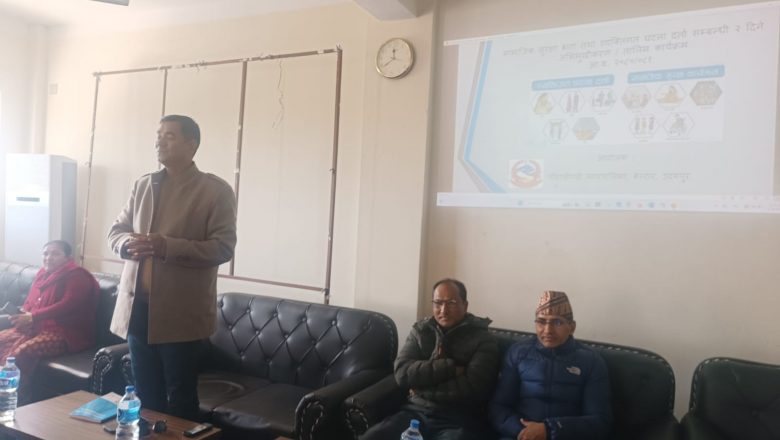 चौदण्डीगढीमा सामाजिक सुरक्षा भत्ता तथा ब्यक्तिगत घटना दर्ता सम्बन्धी २ दिने अभिमुखीकरण कार्यक्रम संचालन  ।