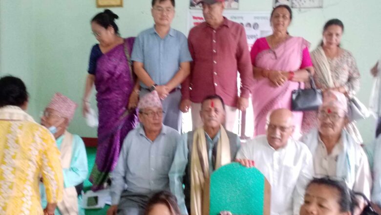 प्रजातान्त्रिक सेनानी संघ उदयपुरको नेतृत्वमा रौनियार ।