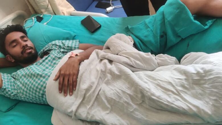 राजाबादीको हिंसात्मक आन्दोलनको क्रममा चौदण्डीगढीका २ जना घाईते ।