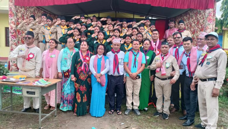 नेपाल स्काउट चौदण्डीगढी नगरपालिकाका पनि प्रवेश ।