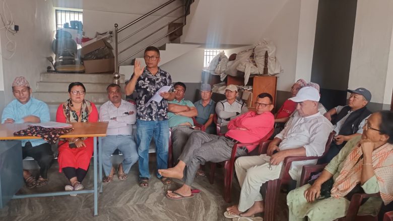 गाविस खानेपानी सरसफाई उपभोक्ता समितिको बिधान पारित ।