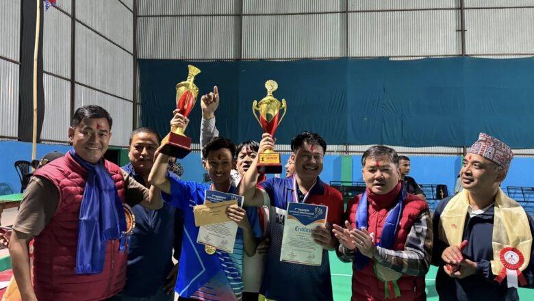 दोश्रो चौदण्डीगढी कोशी प्रदेश स्तरीय ब्याडमिन्टन प्रतियोगिता सम्पन्न ।