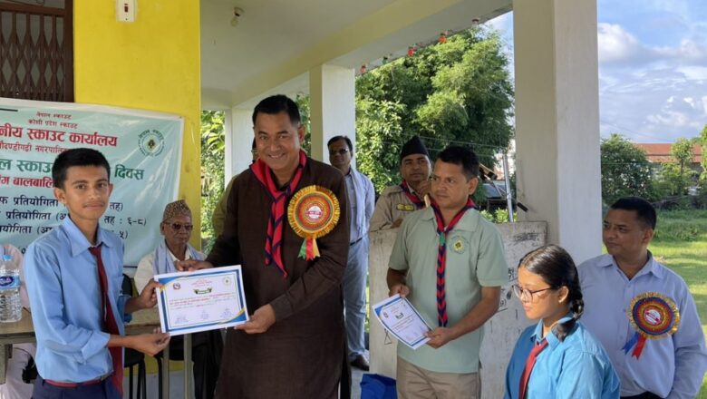 चौदण्डीगढीमा ७४ औं नेपाल स्काउट स्काउट स्थापना दिवस विभिन शैक्षिक कार्यक्रम गरेर सम्पन्न ।